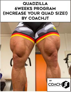 QUADZILLA 6weeks Program (INCREASE YOUR QUADs SIZE!)